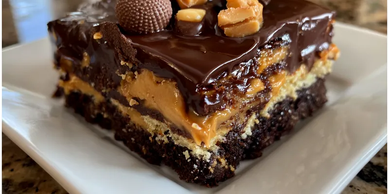 Decadent Chocolate Peanut Cake