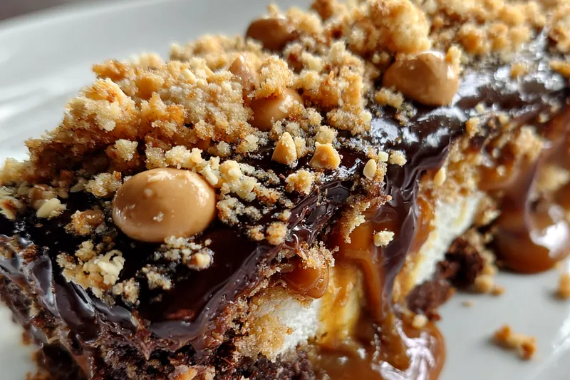 Fresh ingredients for Decadent Chocolate Peanut Delight