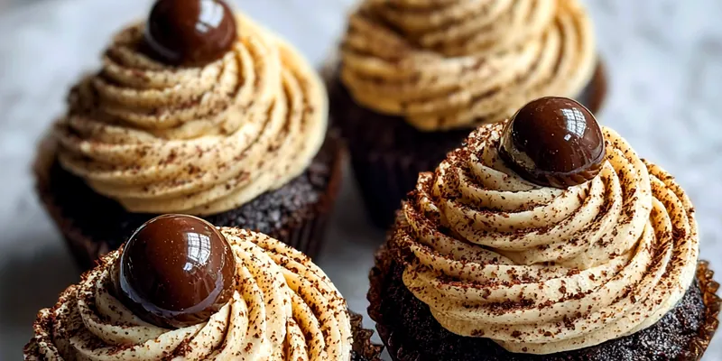 Decadent Chocolate Tiramisu Cupcakes
