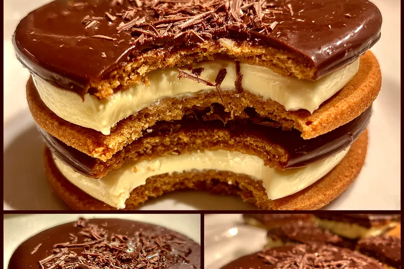 Fresh ingredients for Decadent Cream-Filled Cookies