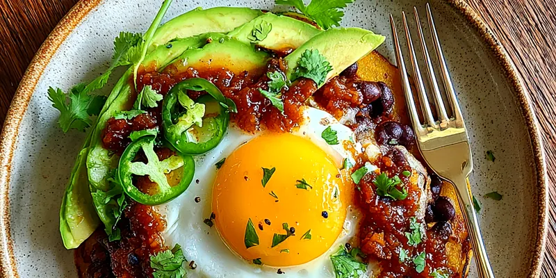 Delicious Delicious Breakfast Egg Delight served on a plate