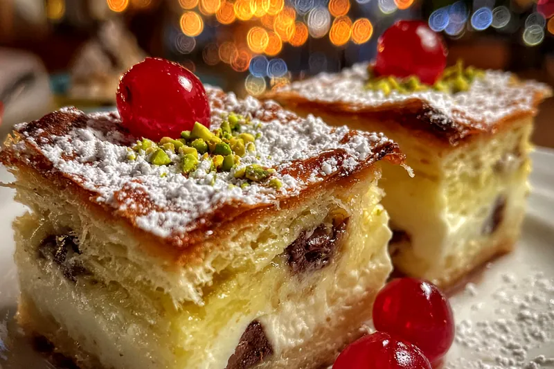 Fresh ingredients for Delicious Cannoli Dessert Bars