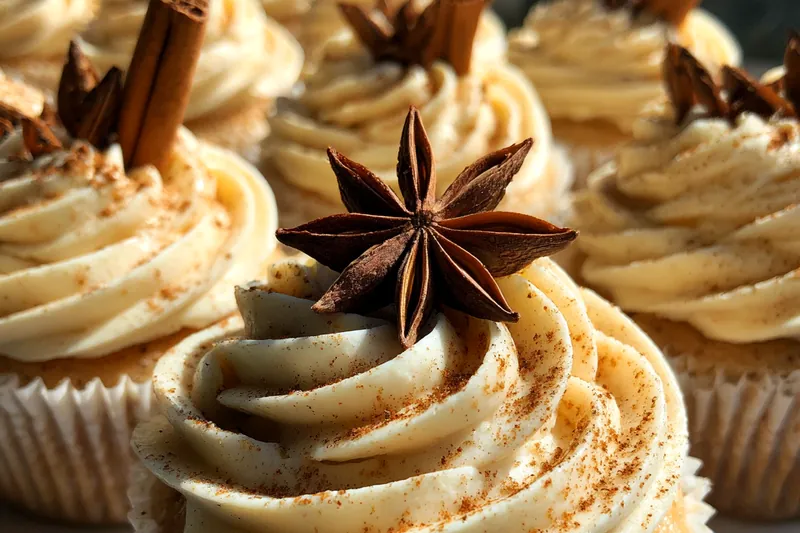 Fresh ingredients for Delicious Chai Cupcakes