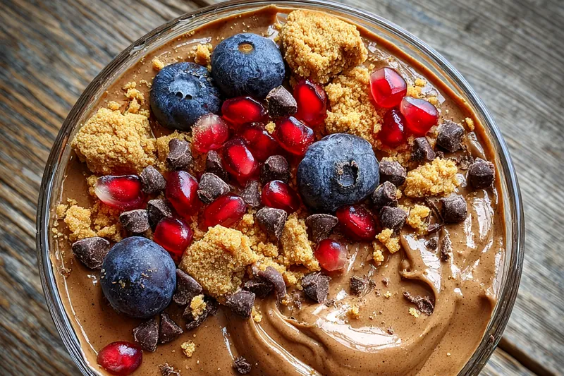 Fresh ingredients for Delicious Chocolate Protein Treat