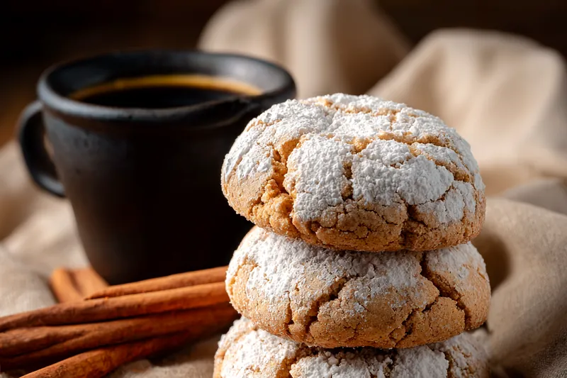 A step-by-step cooking process for Delicious Cinnamon Coffee Cookies