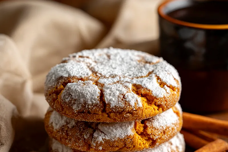 A beautifully arranged display of ingredients for Delicious Cinnamon Coffee Cookies