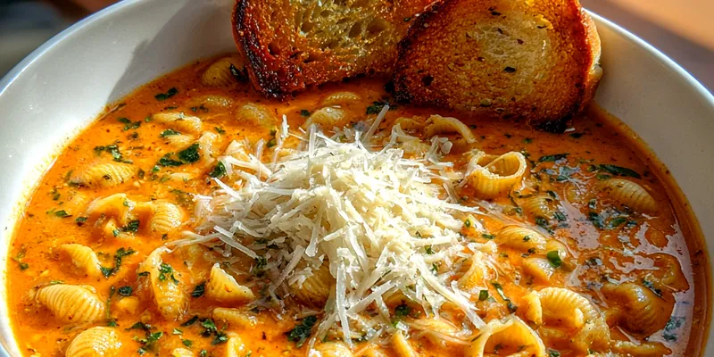 Delicious Delicious Creamy Chicken Soup served on a plate