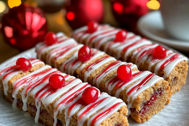 Cooking process for Delicious Holiday Cherry Bars