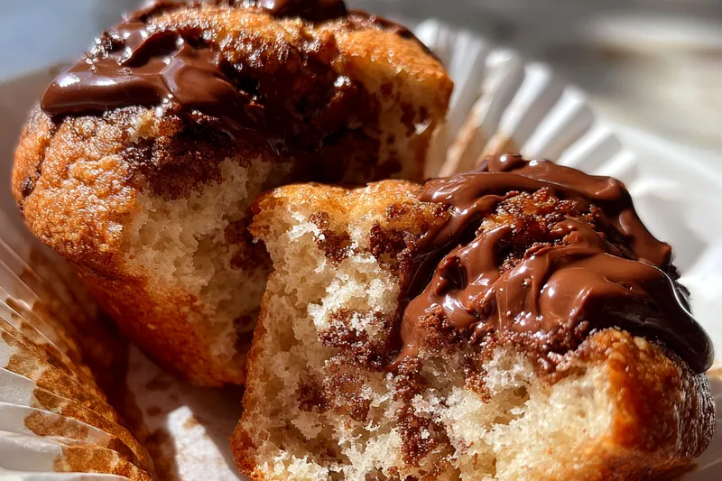 Cooking process for Delicious Nutella Banana Muffins