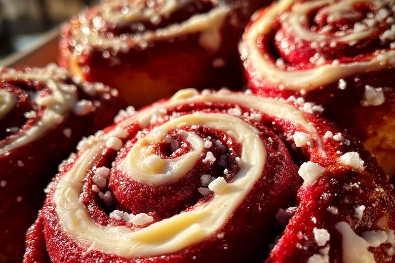 Fresh ingredients for Delicious Red Velvet Treats