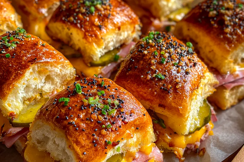 Cooking process for Delicious Savory Sliders