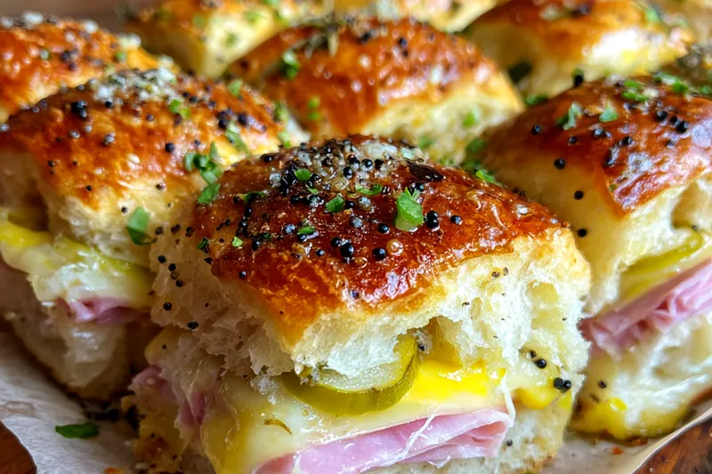 Fresh ingredients for Delicious Savory Sliders