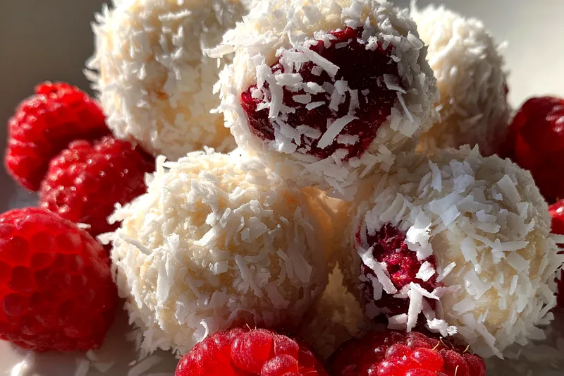 Cooking process for Delightful Raspberry Coconut Treats