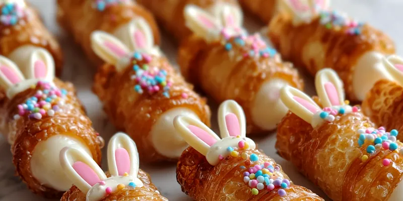 Easter Bunny Cannoli Treats