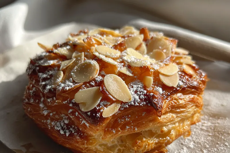 Fresh ingredients for Flaky Almond Pastry
