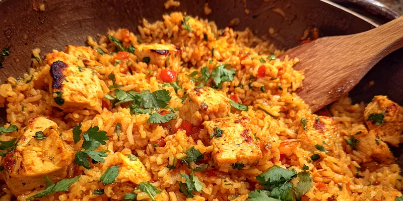 Delicious Flavorful One Pot Chicken served on a plate