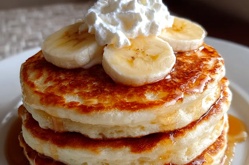 Fresh ingredients for Fluffy Banana Pancakes Delight