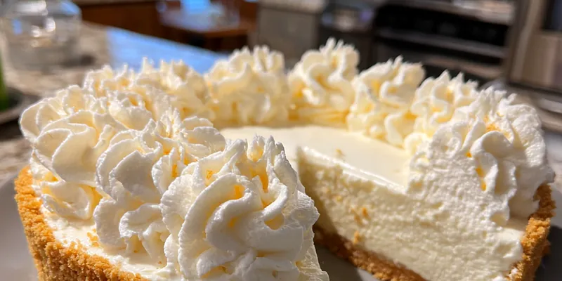 Delicious Fluffy Creamy Dessert Delight served on a plate