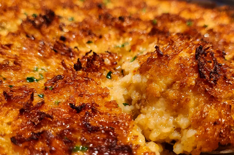 Cooking process for French Onion Chicken Bake