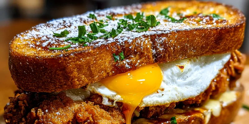 French Toast Chicken Sandwich