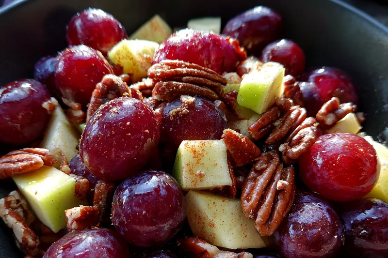 Fresh ingredients for Fresh Fruit Nut Salad