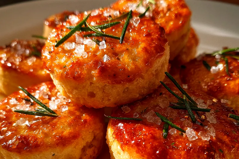 Fresh ingredients for Garlic Rosemary Bread Muffins