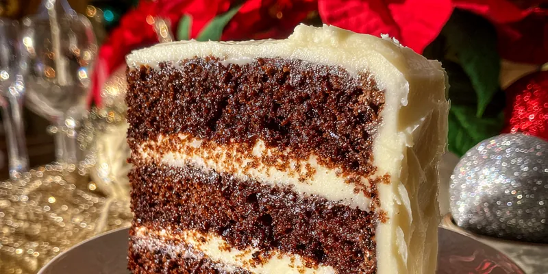 Delicious Delicious Gingerbread Cake Slice served on a plate