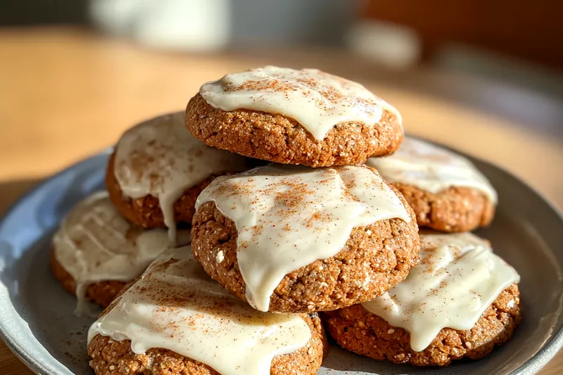 An array of high-quality ingredients for Gingerbread Latte Cookies Delight, including spices, flour, and coffee.