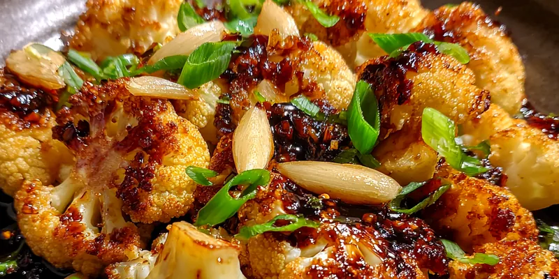 Glazed Roasted Cauliflower