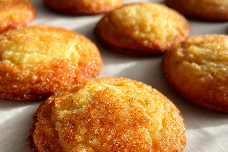 Fresh ingredients for Golden Cornbread Cookies