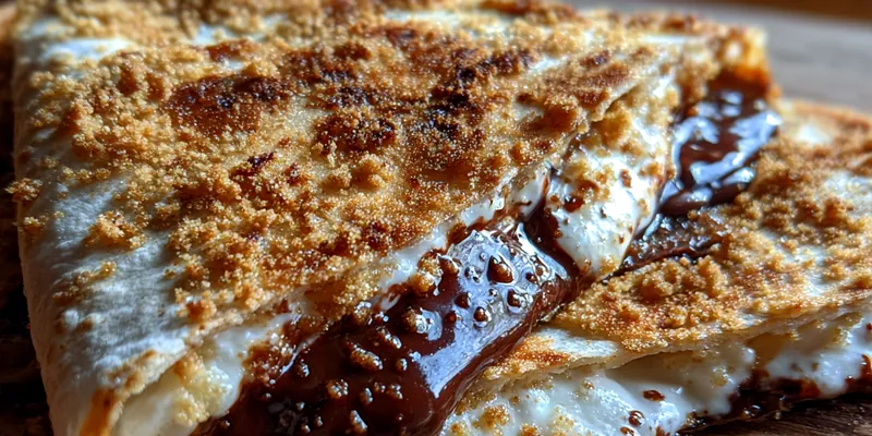 Gooey S'mores Quesadillas