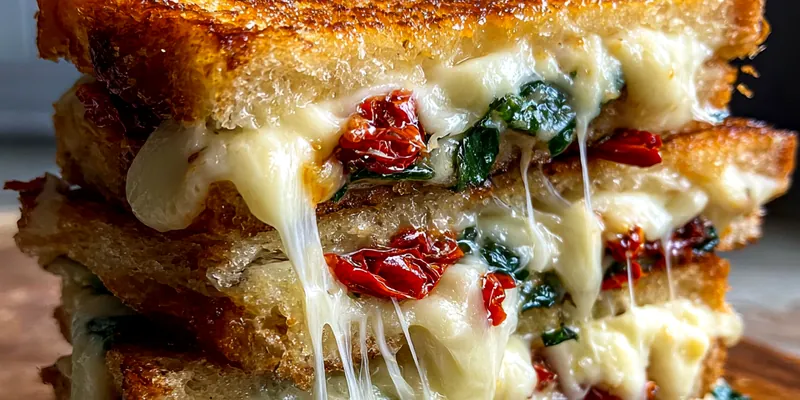Gourmet Cheese Sandwich Delight
