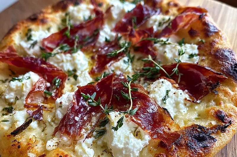 Fresh ingredients for Gourmet Honey Flatbread