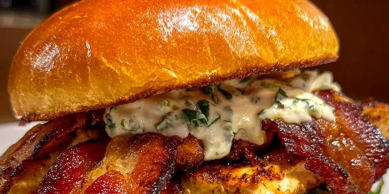 Grilled Chicken Bacon Sandwich