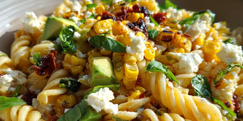 Grilled Corn Pasta Salad