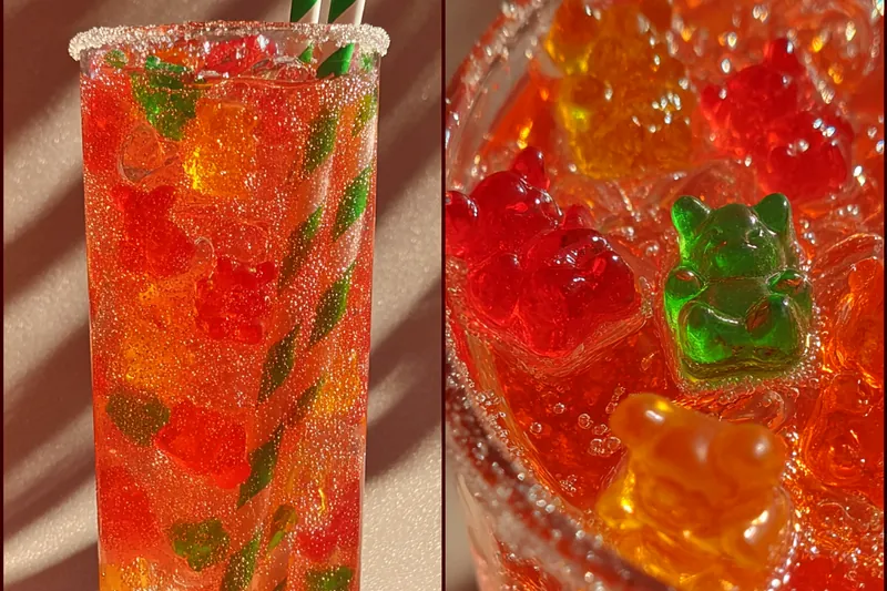 Cooking process for Gummy Bear Sparkling Drink