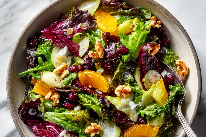 Cooking quinoa and roasting vegetables for the salad.