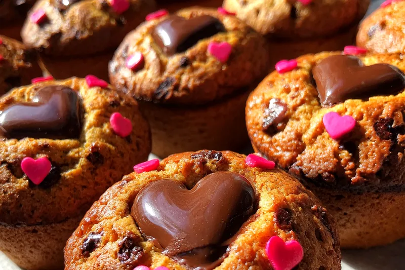 Cooking process for Heart Chocolate Cookies Delight