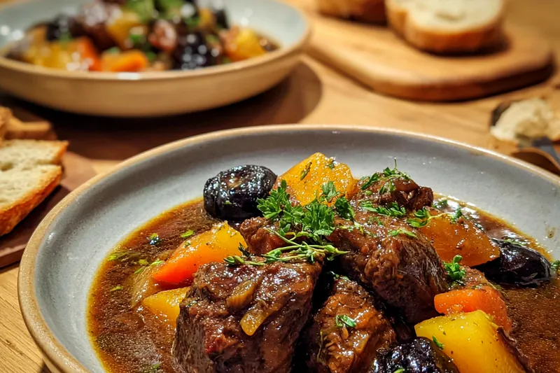 Fresh ingredients for Hearty Pork Stew Delight