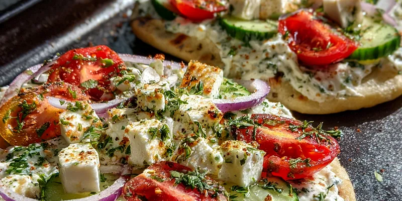 Herb Topped Flatbread Delight