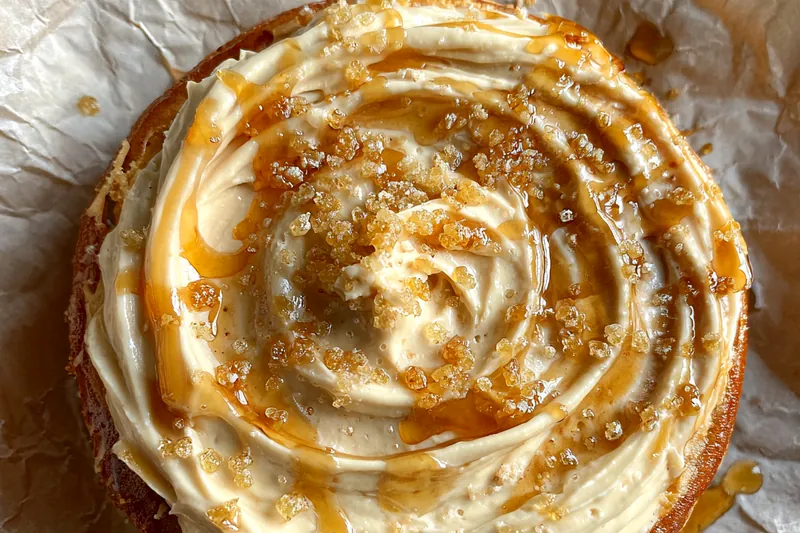 Cooking process for Honey Butter Frosted Cornbread