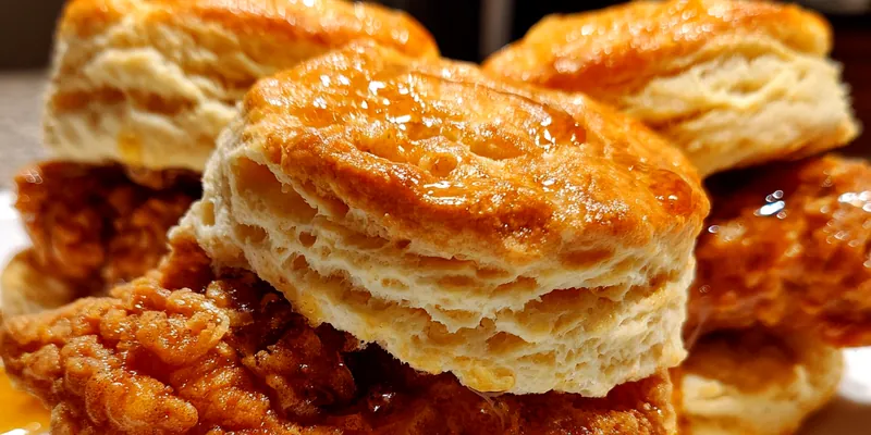 Hot Honey Chicken Biscuits