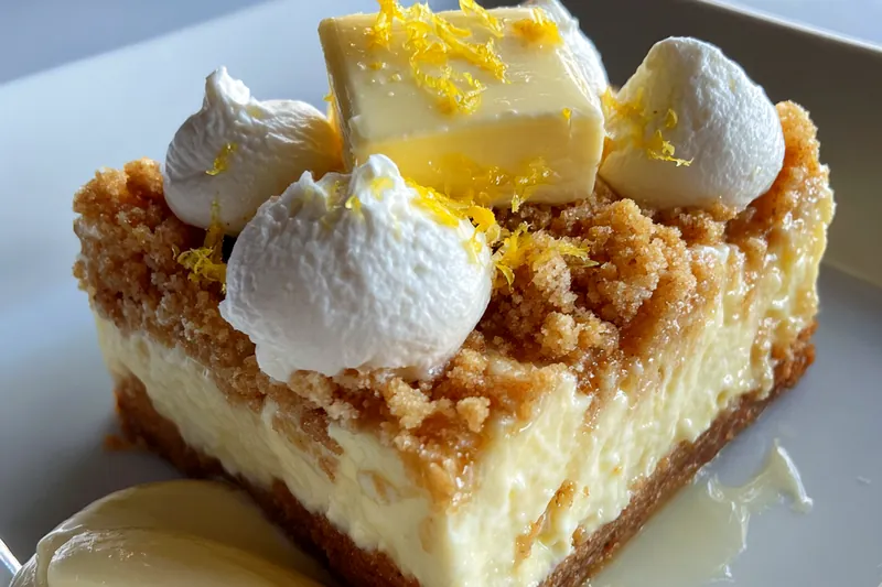 Fresh ingredients for Lemon Cream Cheese Cake