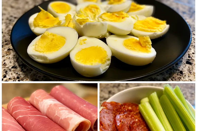 Cooking process for Low Carb Snack Platter