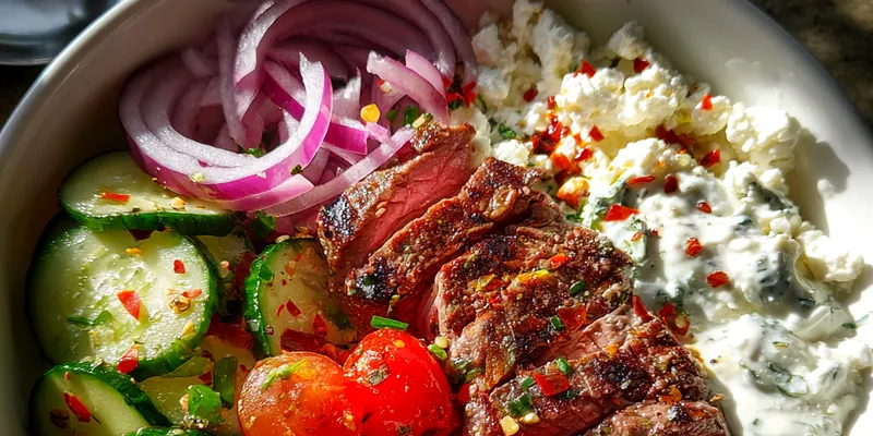 Mediterranean Steak Bowl