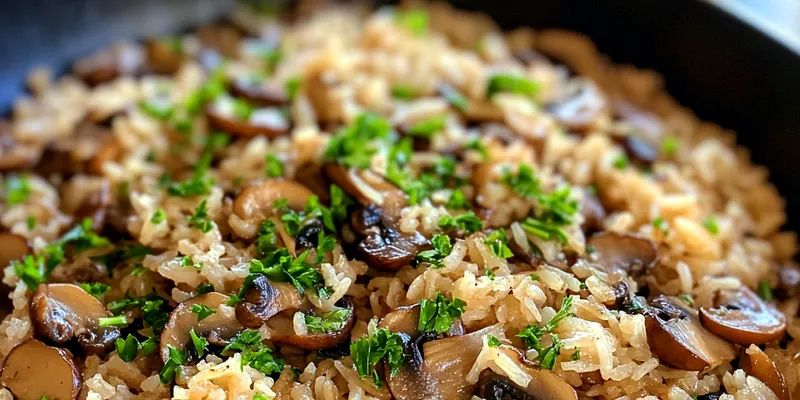 Savory Mushroom Rice Delight