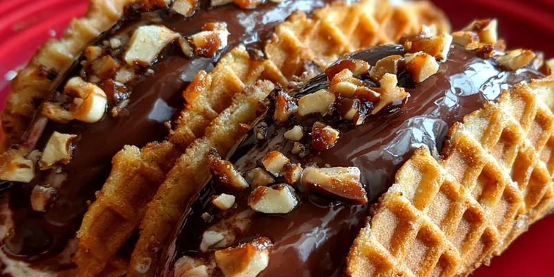 Nutella Hazelnut Waffles