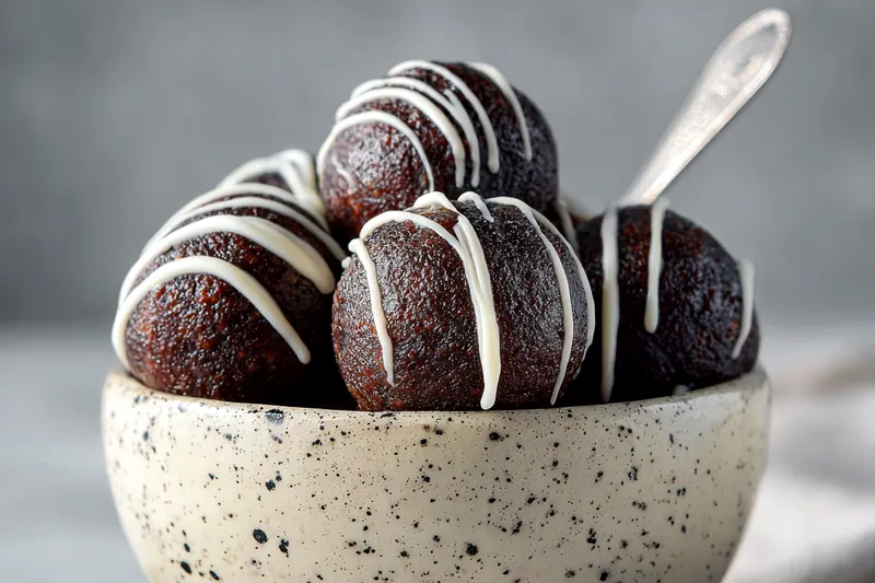 Cooking process for Delicious Oreo Protein Balls