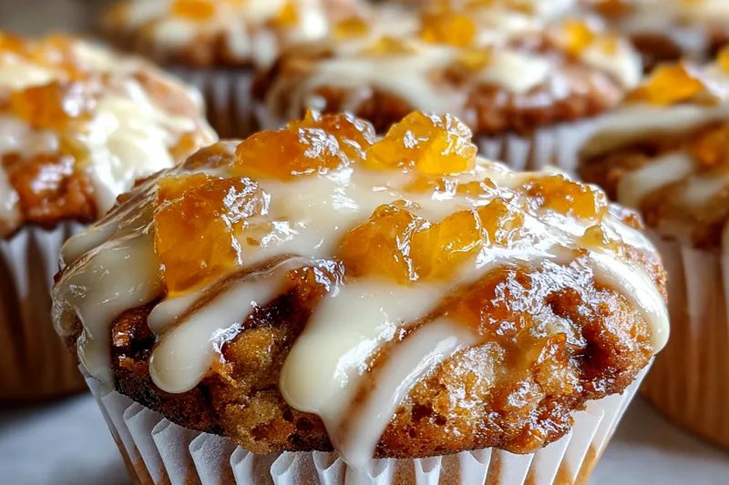 Cooking process for Peach Cream Cheese Cupcakes