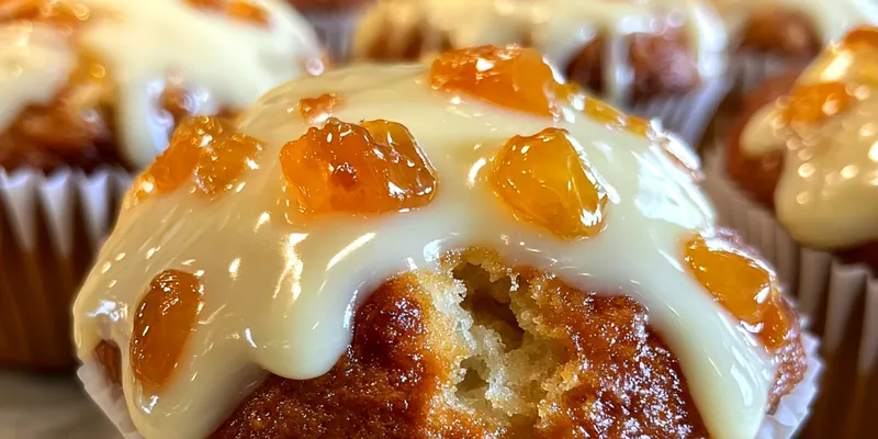 Peach Cream Cheese Cupcakes